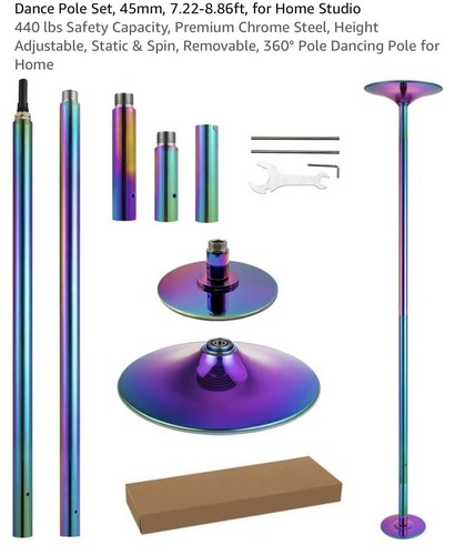 Dance pole set 45mm - dance,